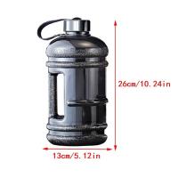 Botella De Agua Deportiva De 2L PETG Con Manija Para Entrenamiento Y Gimnasio Botella De Bebida Con Agitador Para Exterior - details 0