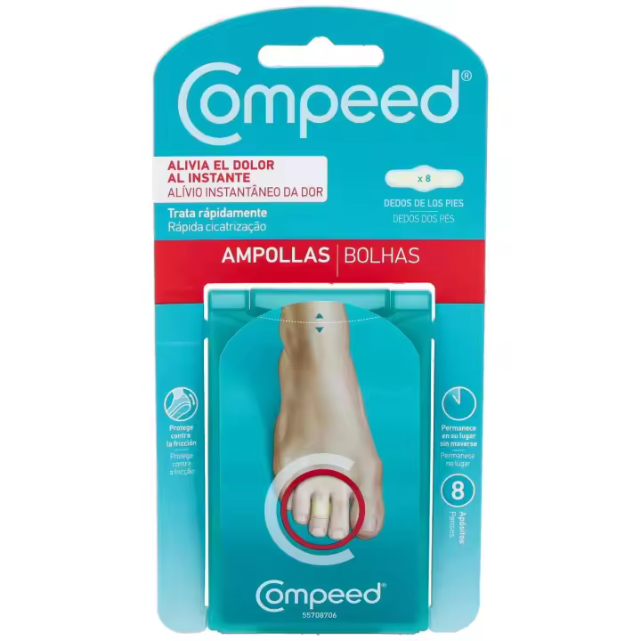 Ampollas Entre Dedos Pies 8 Apósitos - 1