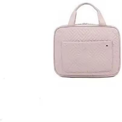 Neceser de viaje con gancho para colgar, resistente al agua, organizador de accesorios de viaje de gran capacidad para mujer, para uso diario. - 1