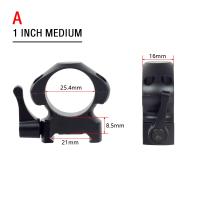 Anillos De Visión Telescópica De Acero Para Rifle De Caza Con Percha Picatinny 25.4mm 30mm Perfil Bajo Medio Alto 2Pcs / Pack Accesorios De Armería - details 6