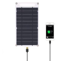 Panel Solar USB 5V 10W Portátil Impermeable Para Camping Y Senderismo Cargador De Batería Móvil Monocrystalino De Silicio - details 10