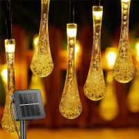 Iluminación De Jardín Exterior Decorativa Navidad IP65 8 Modos 20/50/100 LEDS Cadena Solar Luces De Fiestas Para Calle Jardín Decoración De Navidad - details 31