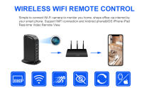 Cámara espía oculta WiFi, cámara de carga USB inalámbrica HD 1080P, 5 puertos USB Hub Nanny Cam transmisión en vivo, detección de movimiento, control remoto por aplicación para seguridad en la oficina - details 6