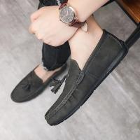 Zapatos Casuales Para Hombre En Cuero Ligeros Y Transpirables Mocasines Clásicos Para Conducir Y Caminar Comodidad SLIP-ON Para Primavera/Otoño - details 7