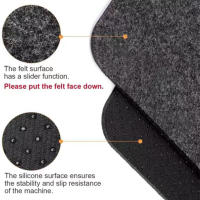 Alfombrilla Antideslizante Para Electrodomésticos Resistente Al Calor Para Air Fryer Y Cafetera Protector De Encimera De Silicona Moderna Accesorios De Cocina - details 10