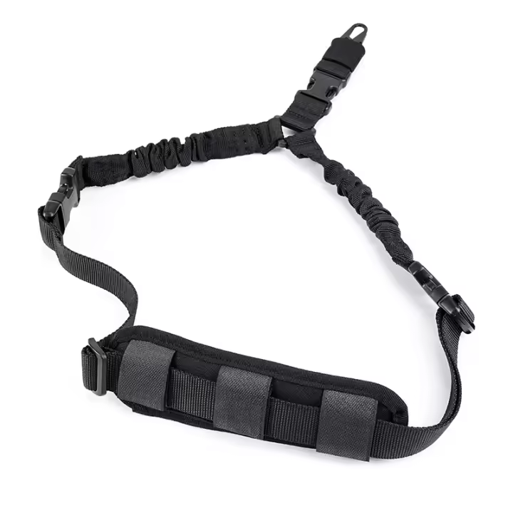 Sujetador Táctico Ajustable Con Almohadilla De Hombro Para Arco Y Caña De Pescar Correa De Bungee Para Caza Y Senderismo Accesorios De Caza - 1