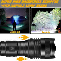 Linterna Táctica LED Potente Recargable USB Con 5 Modos Zoomable Para Camping Exterior Emergencia Batería 26650 Luz Nocturna Resistente Al Agua - details 3