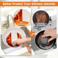 5-30pcs Paño De Limpieza Para Alambre Doble Cara Grueso Para Metal Plata Rags De Cocina Limpieza De Ollas Y Tazones Toallas Herramientas De Limpieza - details 8