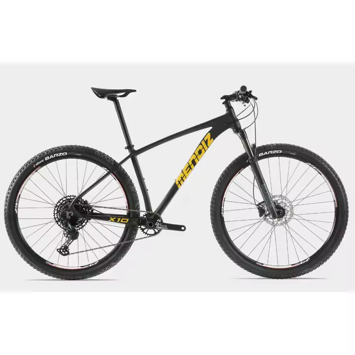 bicicleta mendiz X10.11 NEGRO-ORO  horquilla aire talla XL - 1