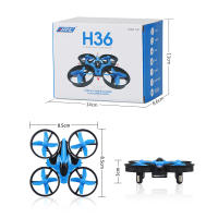 JJRC H36 2.4G Mini Dron RC Cuadrocóptero 4CH Juguete Dron Con Luz LED Para Niños Juguete Dron Sin Cabeza Para Niños - details 12