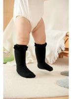 Calcetines De Encaje Para Bebés Y Niñas Infantiles Algodón Suave De Color Sólido Con Flor Adecuados Para Navidad Talla Grande Para 0-3 Años - details 19