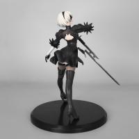 Figura De Acción Anime Nier:Automata Yorha No. II Model B Gk 18cm Estatua Coleccionable De 2b Decoración De Escritorio Regalo Para Adultos - details 9