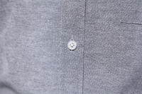 Camisa Oxford de talla europea para hombre, tops informales de manga larga con bloques de color de alta gama, primavera 2024 - details 10