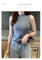 Top De Hombros Desnudos Para Mujer Verano Versátil Basic Solido Camiseta Casual Cuello Redondo Delgada Tees Vestido De Mujer - details 10