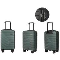 Maleta Trolley Poessa ABS Lagart Negro - 34x23.5x55 Cm - 4 Ruedas Dobles - details 0