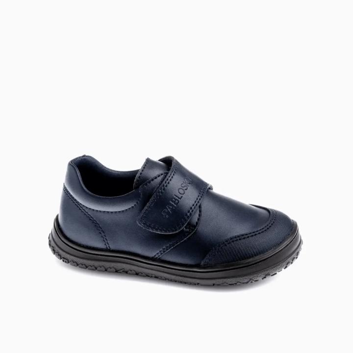 Zapatillas Colegiales Pablosky Barefoot Azules de Piel