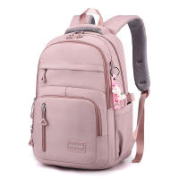 Mochila De Color Sólido Con Manija De Malla Y Correa Curvada De Alta Capacidad Para Viajes Cierre De Cremallera Capa Interna De Nylon Para Hombres Y Mujeres - details 25