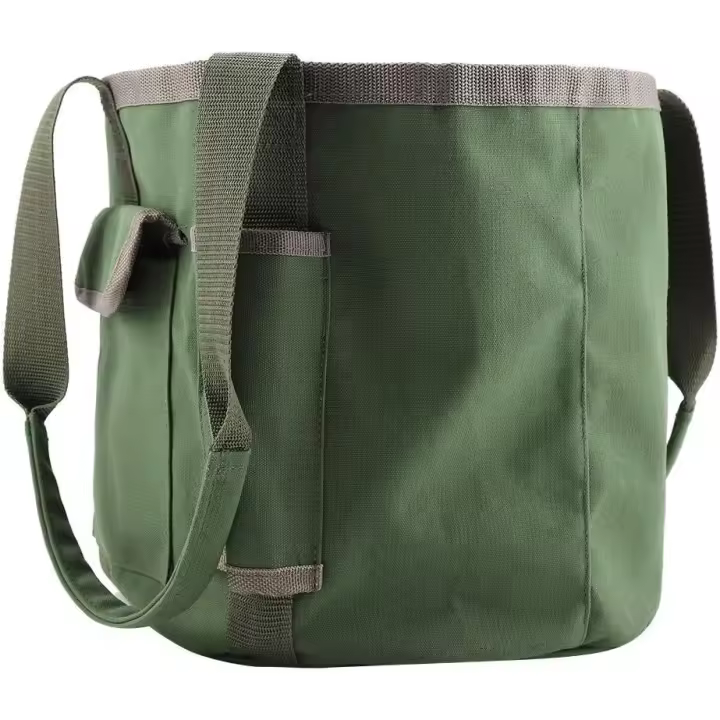 Portable Reusable Garden Tool Bag with Bucket and Travel Bag Waterproof Canvas Garden Tool Bag - 1