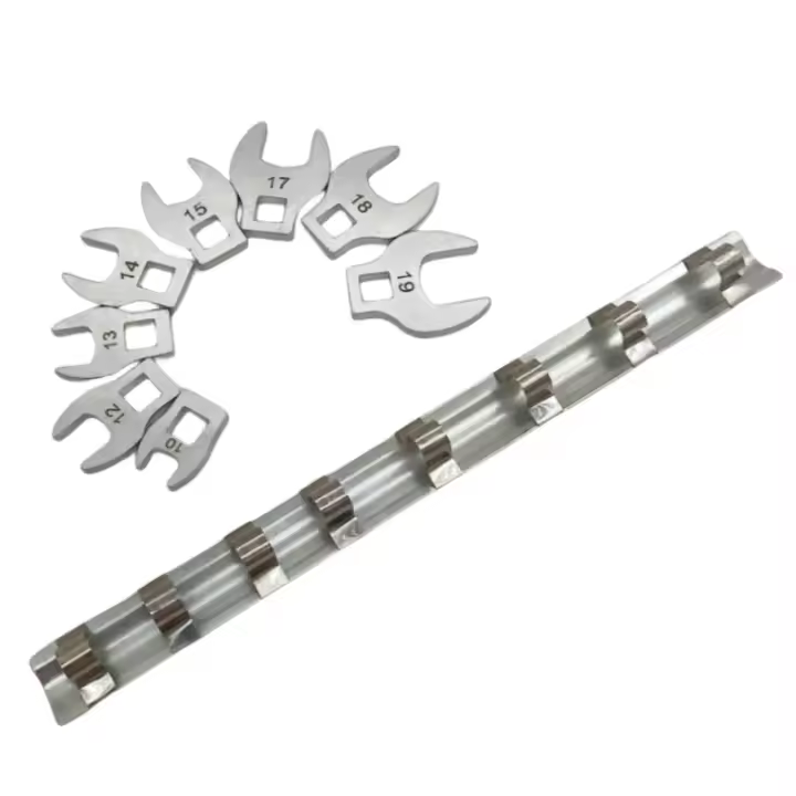 Juego De Llaves De Cabeza Cuadrada De 3/8 Pulgadas 8 Piezas Herramienta De Metal Carbono Llave De Torreta Biónica Antideslizante Multifuncional - 1