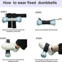 Entrenador De Tibilis Dumbbell De Ajuste Para Pierna Y Pies Músculos De Entrenamiento De Resistencia Correa De Pesas Para Ejercicios - details 3