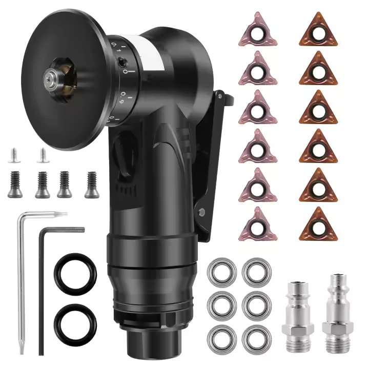 Máquina De Chamfering Portátil Pneumática 30000RPM Con Corte De 45° Y Aditamento Mini Herramienta Aérea Con Enchufe De 1/4" Para Desburde - 1