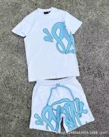 Conjunto deportivo informal de moda para hombre y mujer, estilo streetwear hip-hop europeo y americano, parte superior de manga corta con estampado de letras, holgado, para verano. - details 9