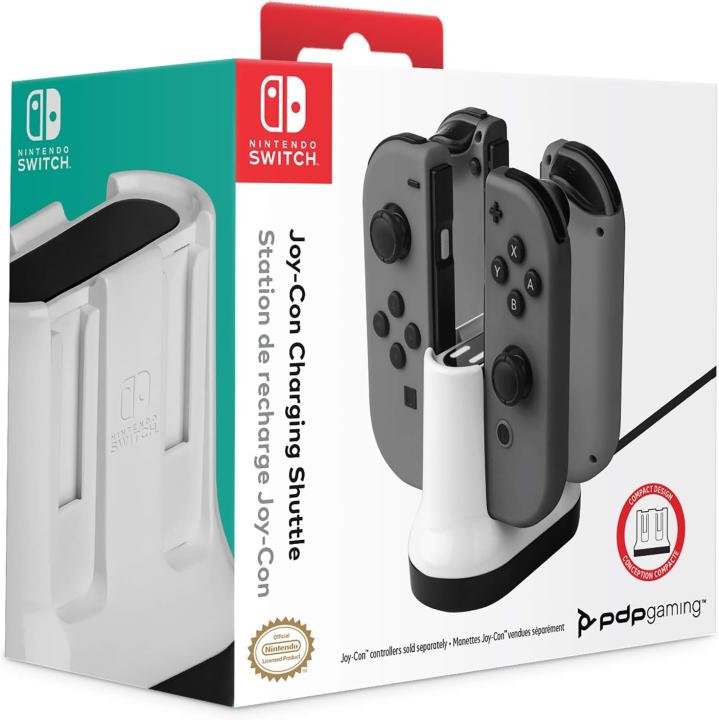 PDP Estación de Carga Joy-Con X4 - Nintendo Switch | Carga Hasta 4 Mandos Joy-Con