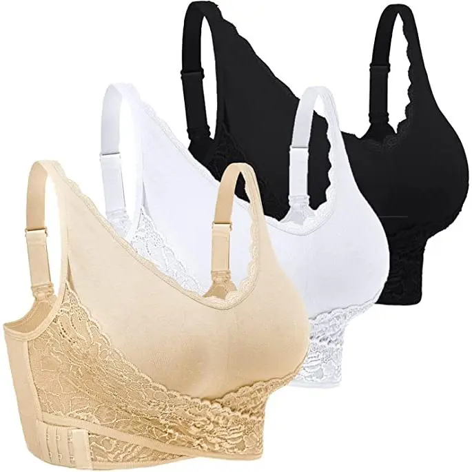 Sujetador Deportivo Mujer Pack 3 Push Up Ajustables Colours - Cómodo y Transpirable - 1