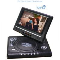Reproductor de DVD Portátil con Pantalla Giratoria HD de 7,8'', Altavoz Estéreo, Soporta Discos/SD/USB - details 1