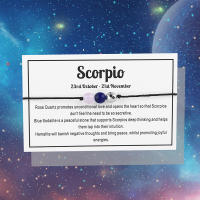 Pulsera Zodiac 12 Constelaciones Piedras Gemelas Cristales Hechizos Natural Stone Horóscopo Joyería Regalos Unisex - details 16