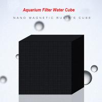 Filtro De Acuario 10cmx10cmx5cm Material De Filtro Nueva Purificación Rápida De Agua Absorción De Impurezas Negro Carbón De Bambú - details 5
