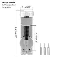 Kit De Herramientas Profesionales Para Reparación De Relojes Herramienta Extendible Para Cortar Y Remover Correas De Reloj Material De Acero Inoxidable Set De Soporte Para Montaje De Bandas - details 0