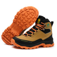 Botas Impermeables Para Hombre Seguridad Puntas De Acero Indestructibles Botas De Construcción Protección Antipinchazos Suela De Goma Material Superior Synético - details 16