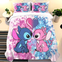 Juego De Sábanas Lilo Y Stitch 3pcs 100% Poliéster Sin Relleno Para Niños Y Niñas Diseño De Stitch Cama De Poliéster - details 13