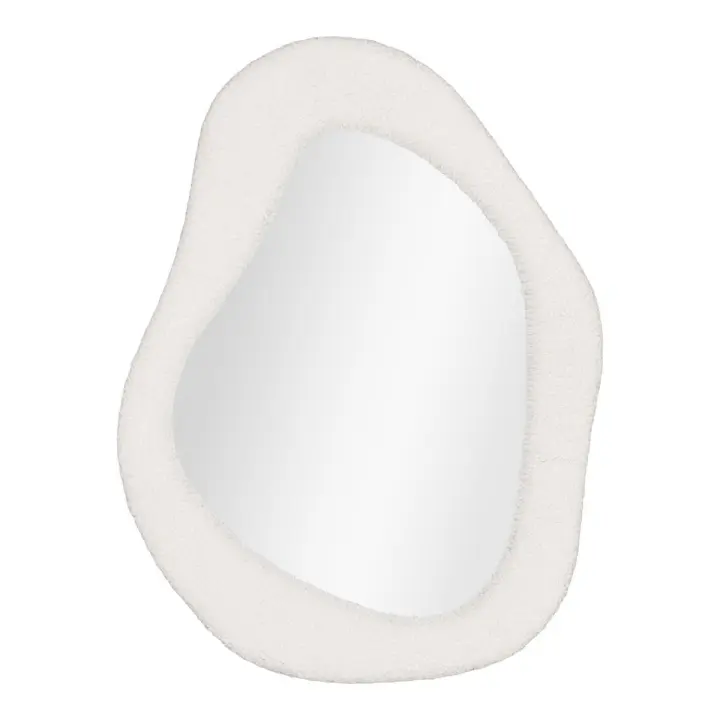 Espejo con Marco Bosa, Vidrio, Blanco, 46,5x61x3,5 cm - 1