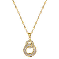 Collar Colgante De Acero Inoxidable 316L DIEYURO Para Mujer Y Niña Nueva Joyería De Lujo Cadena De Encanto Collar Choker De Moda Para Fiesta - details 5