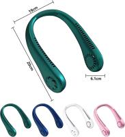 Ventilador De Cuello Colgante Sin Hojas, Mini Ventilador Portátil Usb, Súper Fuerte Viento, Silencioso Viento Natural, Recargable - details 5