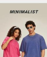 Camiseta Estilo Retro Americano Pesada De Color Sólido Para Hombres Y Mujeres Manga Corta Verano Moda De Calle Antiguo Talla Grande Ropa Lavada - details 10