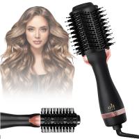 BIT Cepillo de Aire Caliente 4 en 1 Cepillo Secador para el Pelo 3 Temperaturas 2 Velociades Cómodo Agarre Secador Volumizador para Rizar/Alisar el Cabello One-Step Cepillo Calentado Eléctrico - details 7