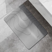 Alfombra De Baño Kieselguhr Antideslizante Alfombrilla De Ducha Absorbente Y Secado Rápido Tamaño 60x39cm Para Adultos - details 7