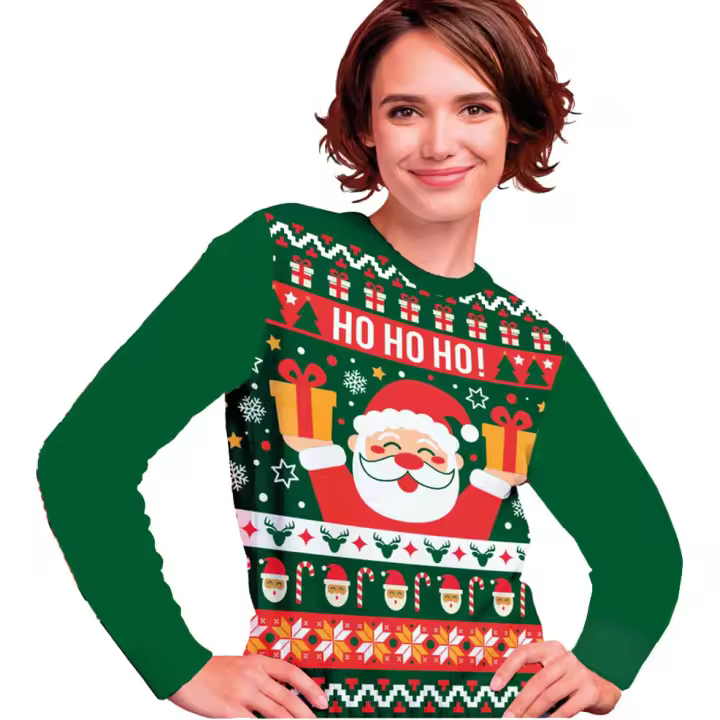Jersey de Navidad Papá Noel para mujer (Guirca) - 1