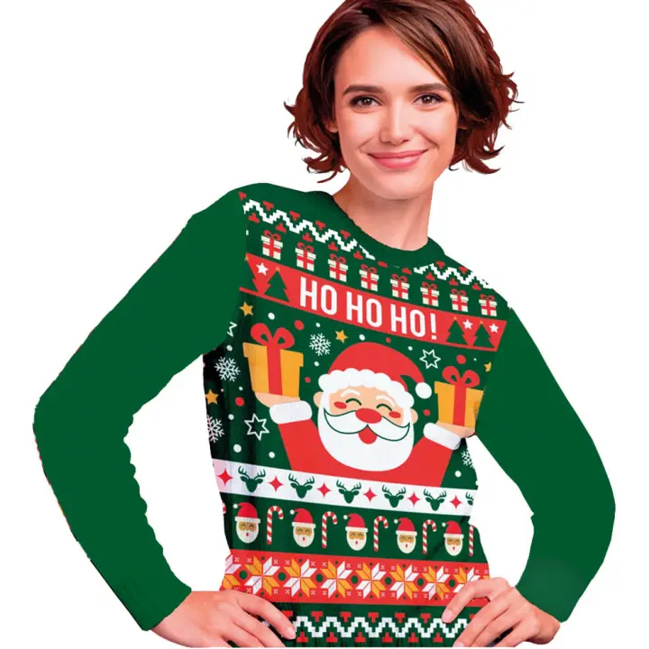 Jersey de Navidad Papá Noel para mujer (Guirca) - 1