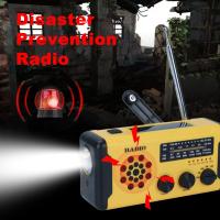 Radio Portátil, Radio Em/FM, Alimentación Pilas/Manivela/Solar, Alarma SOS, Linterno Meteorológico para Tormentes Tornados Emergencias - details 4