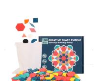 Juego De Rompecabezas 3D De Formas Geométricas Para Niños Montessori 180 Piezas Tablero De Madera Educativo Para Bebés Y Niños - details 8