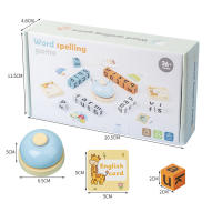 Juguete Educativo De Madera Montessori Juego De Palabras Para Niños Desafío Cognitivo Memoria Juego De Aprendizaje Temprano Para El Idioma Inglés - details 9