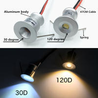 Mini LED 12V Luz De Punto Revestida De Aluminio 1W Dimmer Para Techo Sala De Estar Fiesta KTV DJ DIY Escaleras Luz De Punto En Blanco Negro - details 3