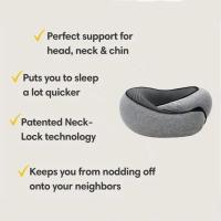Almohada De Viaje En Forma De Hongo De Espuma De Memoria Soporte De Cuello Ajustable Portátil Suave Para Descanso Del Mediodía Y Sueño - details 2