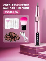 Martillo Eléctrico Portátil Para Uñas 35000RPM Con Batería Recargable Herramienta De Engrazado Y Pulido Para Manicura Y Peluquería Profesional - details 0