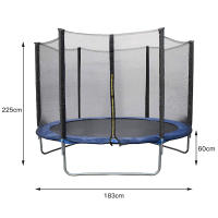 Juego completo de cama elástica con red Cama elástica de jardín Cama elástica infantil Ø183cm - details 0