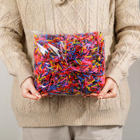 Molans 1000PCS Cinturones De Pelo De Goma En Colores Mixtos Resistente Accesorios Para El Cabello Simple Y Duradero Para Mujer - details 0